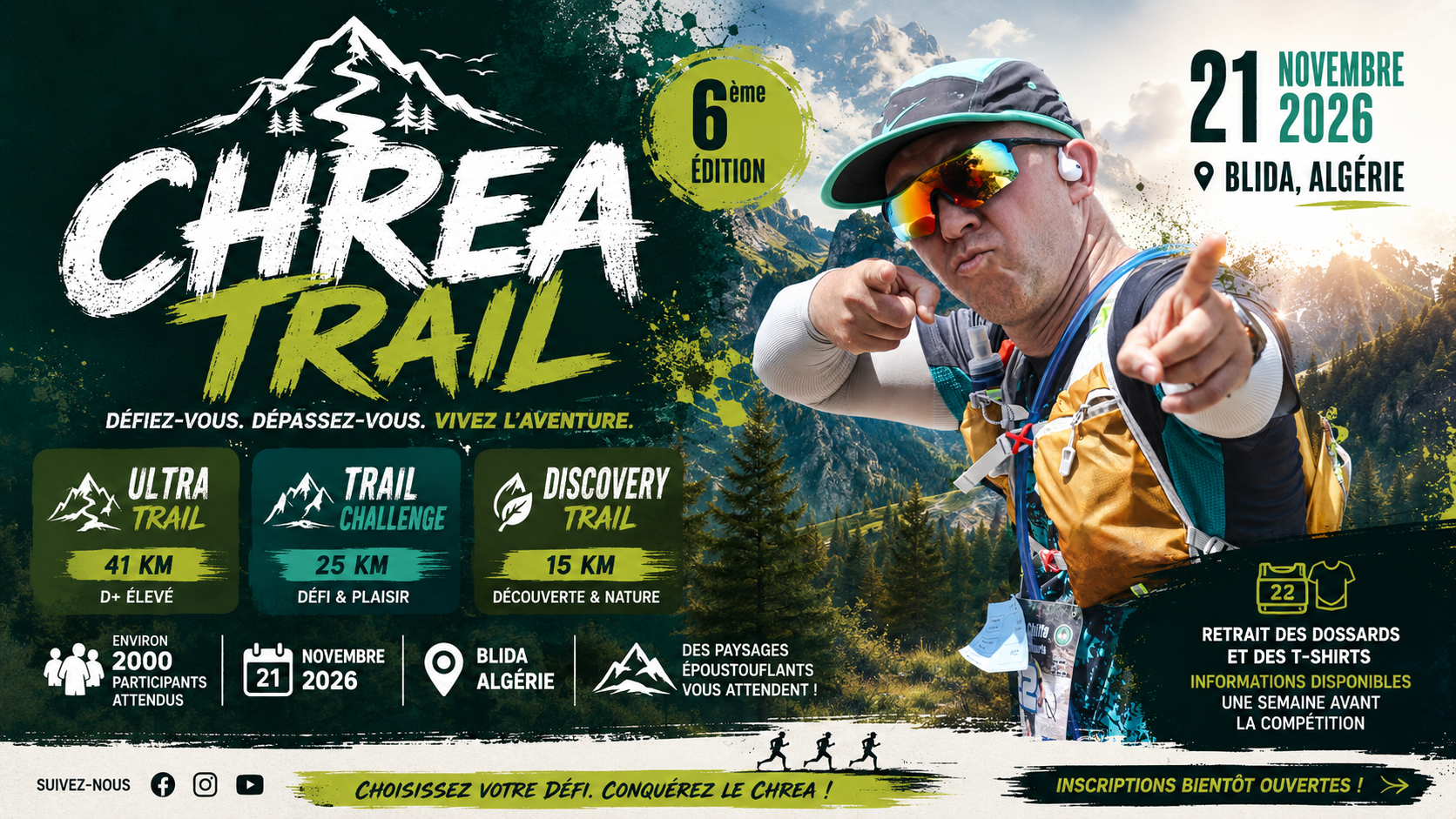 6ème édition Trail Chréa 2026